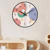 Простые настенные часы Nordic, тихие, красивые, трехмерные, подходят для учебы, гостиной, спальни, чтобы отправить друзьям