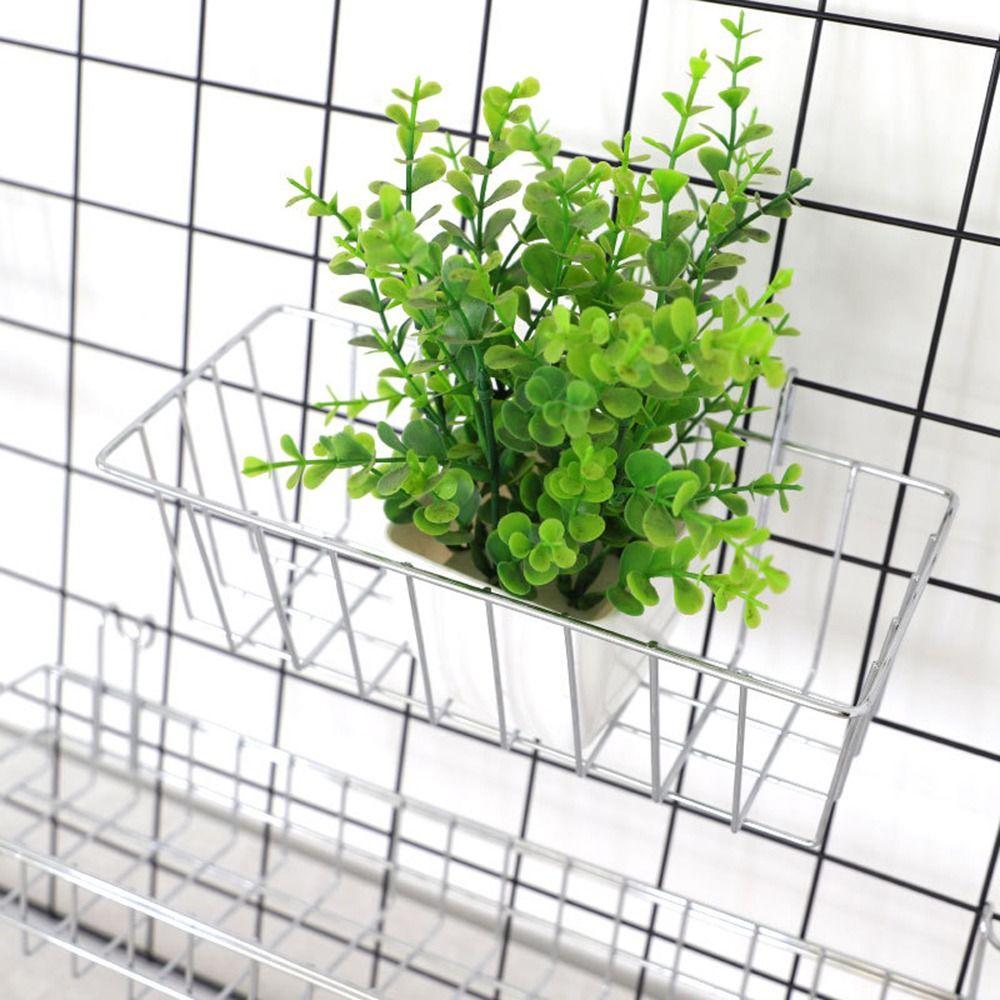 Multifunctional Kitchen Display Racks Panel Basket Storage Baskets Hanging Grid Storage Rack