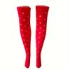 Valentine's Day European and American Christmas Party Stockings Holiday Dress Up Costume Props Knee Stockings AX