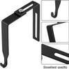 Stainless Steel Partition Hanger Universal Over Door Hooks Replacement Cubicle Hangers