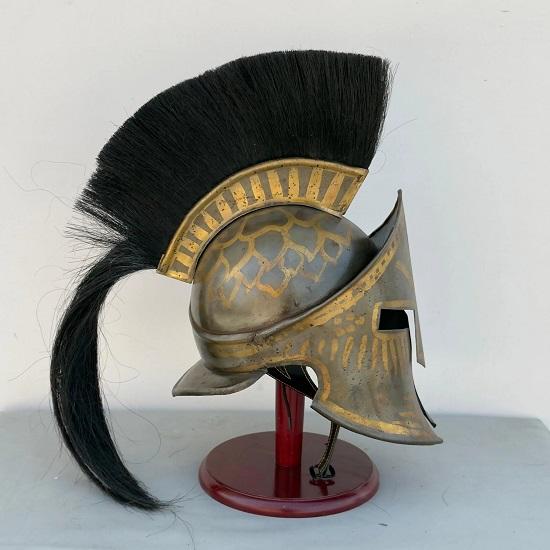 Средневековый греческий фильм 300 Спартанец Лимитированное издание Шлем короля Леонида Костюм для ролевых игр Рождественский подарок