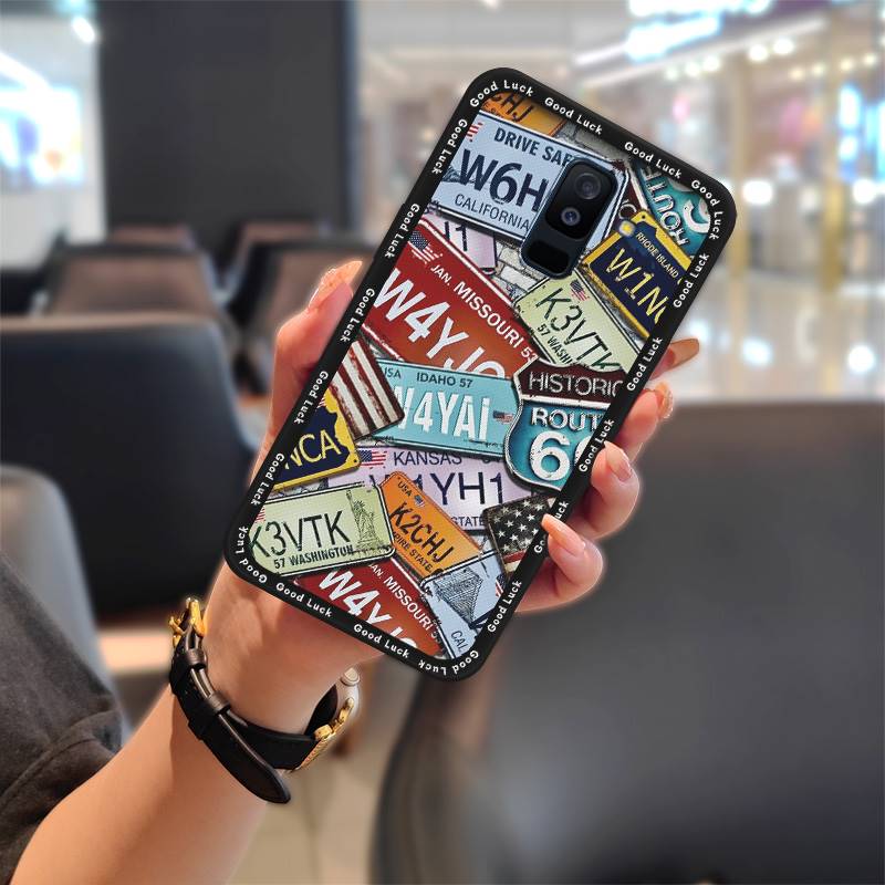 Silicone Durable Phone Case For Samsung Galaxy A6Plus/A9 STAR LITE/A6+ Dirt-resistant Anti-knock Cover Fashion Design