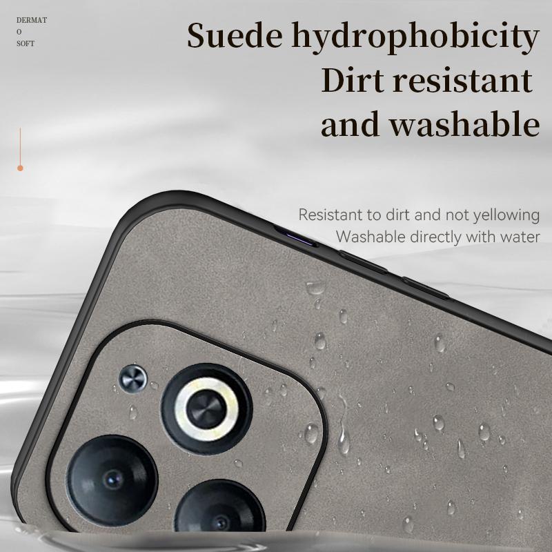 Чехол для Tecno Spark 20C Spark20C BG7n, мягкий силиконовый край, твердая задняя крышка, чехол для телефона из искусственной кожи