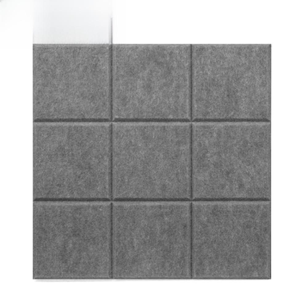 30x30cm Grid Felt Wall Panel Art Decorative Polyester Fiber Sound-absorbing Board Background Wall Display Board Display Board