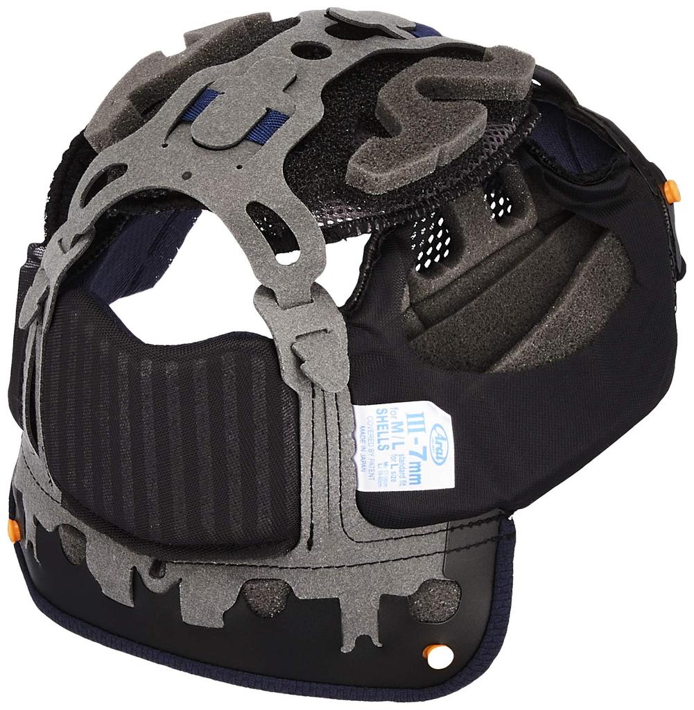 Детали шлема Arai 5687 EP System Interior INTERIOR PAD Product 075687 RX-7X III-7mm (59-60) [RX-7X EP] (Старый номер 5687)