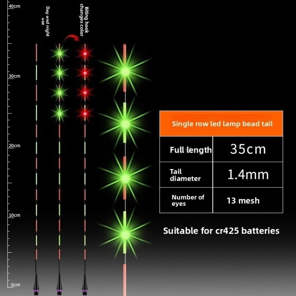 Сверхяркий светодиодный умный поплавок, ультрачувствительный электронный дизайн, светящаяся вершинка поплавка, светящаяся умная технология, электронные поплавки
