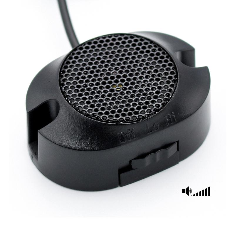 GreenYi Car Parking Sensor Assistant Parktronics 4 Black/Silver/White 13mm Flat Sensors Reverse Radar Sound Buzzer Alarm Sound