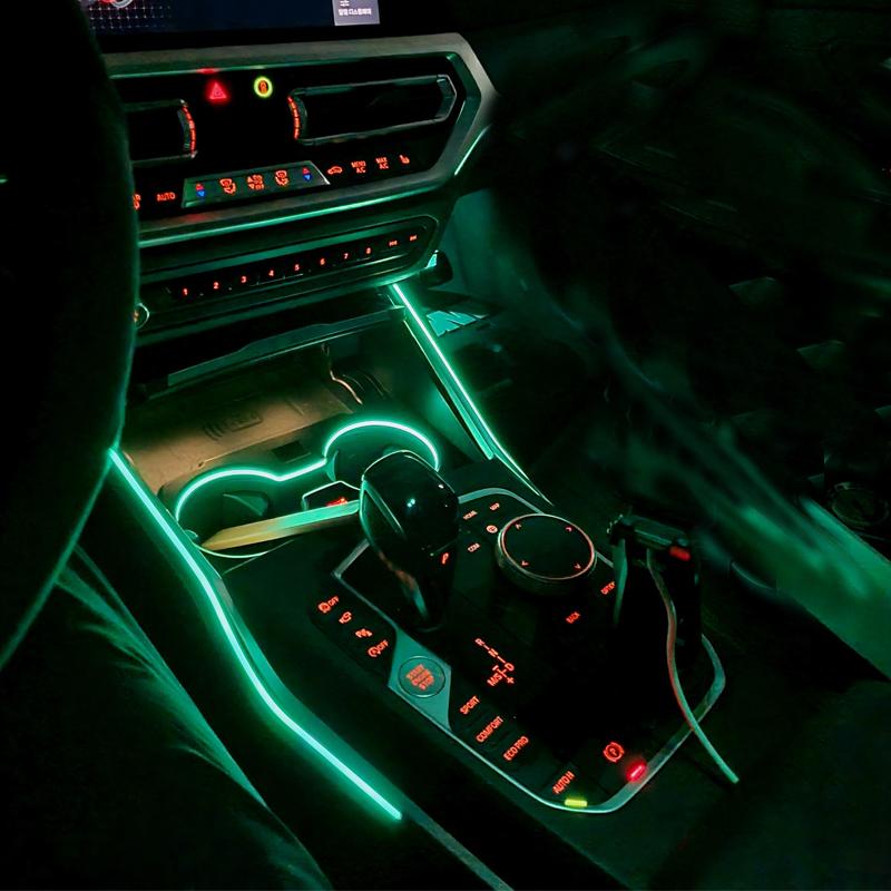 11 Colors Ambient Lighting For BMW 3 Series G20 G22 M3 M4 G80 G82 Interior Decorative Moulding Strips