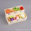 Mini Simulation Fruit Shelf Miniature Fruit And Vegetable Food Model Doll House Toy Children'S Play House Supermarket Ornament