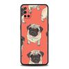 Чехол для телефона для OnePlus 13 12 11 10 9 Pro 9T 13R 12R 10R 9R 9RT 10T 8T 8 Nord 2T CE 2 3 5G N200 N30 Мягкий чехол Черный мопс крупным планом