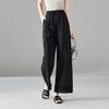 Кружевные, Сшитые из кружева, Кружевные брюки-клеш для женщин, Лето 2025, Тонкие, Модные, Свободные, Универсальные, Повседневные брюки