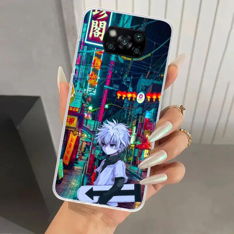 Чехол для телефона Hunter HXH Killua для Xiaomi Poco X7 X6 X5 X4 X3 Nfc F7 Ultra F6 F5 Pro F4 GT F3 M6 M5S M4 M3 Мягкий чехол с принтом X7 X6