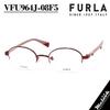 Used FURLA Women's Glasses Frame Sunglasses VFU964J-08F5 Shiny Bordeaux
