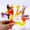 Puzzle Decompression DIY Stretching Hundred Change Giraffe Dog Pop It Tube Sensory Toys