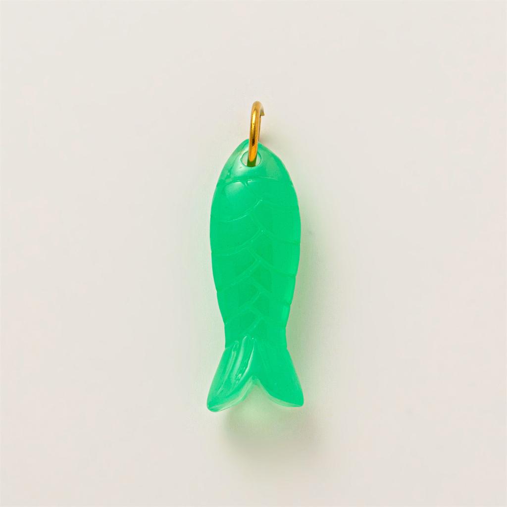 Fashion DIY Accessories Colorful Small Fish Series Pendant Stainless Steel Gold Plated Color Preserving