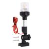 Anchor Light IP67 Waterproof White Light LED 3NM Visibility All Round Fold Down Boat Stern Light for Pontoons Flat