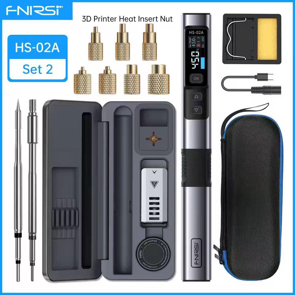 Набор для 3D-печати FNIRSI HS02, паяльник, пресс-гайка
