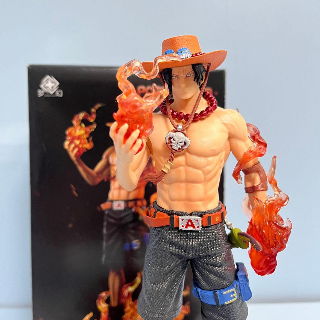 One Piece GK Огненный Эйс Трехлетняя Аниме Фигурка Украшение