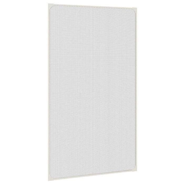 VidaXL Moustiquaire magnétique pour fenêtres blanc 80x140 cm 153847