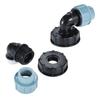 Plastic Straight Tee Water Fittings Connector Tank Adapter Outlet Hose