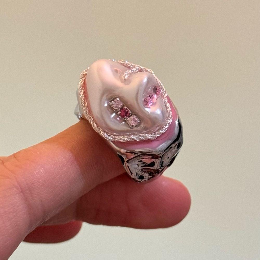 Exaggerate Women's Split Ring Metal Conch Opening Ring Adjustable   Girl