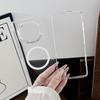 Прозрачный чехол MagSafe для Honor Magic V3, магнитный, для беспроводной зарядки, защитный, из твердого ПК, задняя крышка