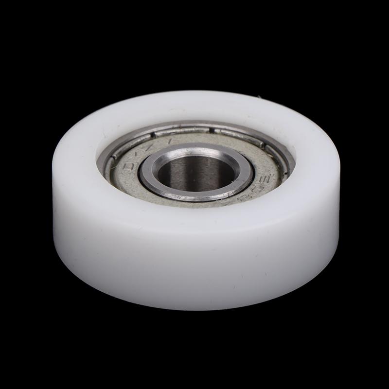 1Pc 8*30*10Mm Injection Molded Nylon Coated Bearing Wheel Bearing 608 Roller Wheel Track Rail Pulley Door Window Track Pulley