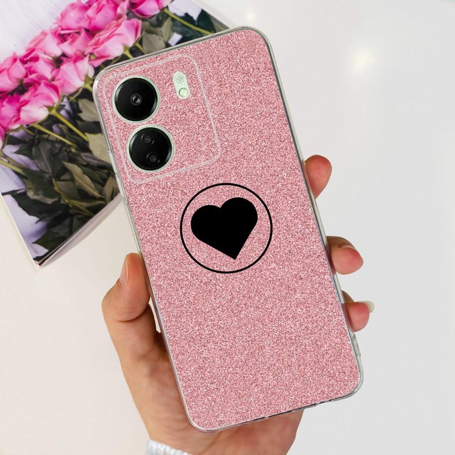 Для Xiaomi Poco C65 Чехол для PocoC65 Силиконовый Funda Para Capa Coque Мягкие чехлы для телефона Задняя крышка Мраморный цветочный узор Ударопрочный