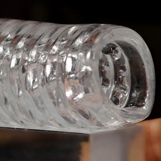 Чашка для куклы, прозрачная, удобная, удобная, винтажная, тренажер для головки пениса, чашка для куклы для развлечения