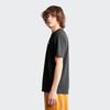 Timberland Вышитый логотип Повседневная футболка унисекс с круглым вырезом и коротким рукавом Черный A26S7-001