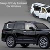1:24 Модели игрушек Land Cruiser Rav4 Сплав Литой автомобиль Звук Свет Оттягивание Открывающиеся двери Резиновые шины Миниатюрные автомобили Коллекционировать Подарки