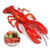 Lifelike Lobster Model Decor Artificial Creative Realistic Lobster Shape Decor Restaurant Decoration Artificial Foods Props