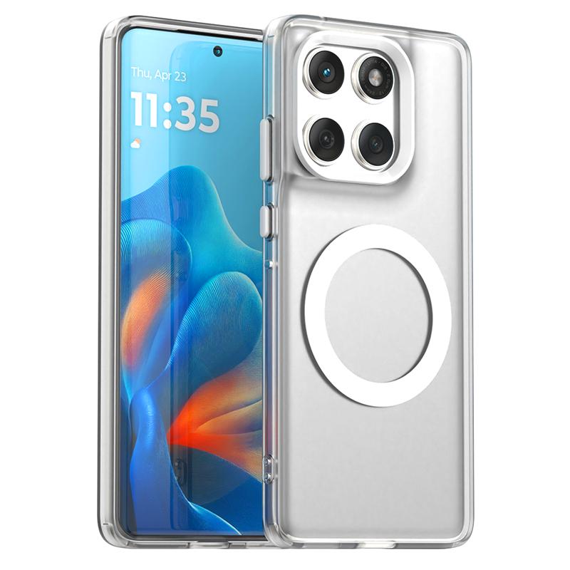 Magnetic Adsorption Wireless Charge Case For Motorola Edge 60 Fusion Phone Case Moto Edge 60 Fusion Case For Moto Edge 60 Fusion