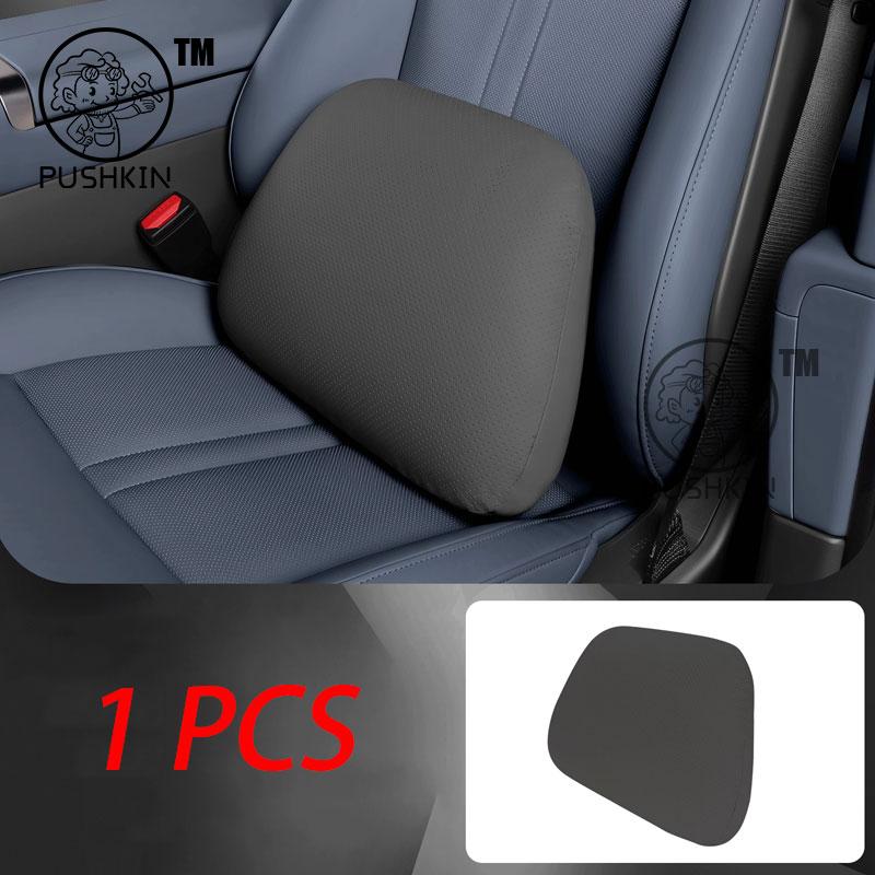 For Xiaomi YU7 2025 PU Leather Neck Pillow Memory Foam Pillows Waist & backrest Car Accessories