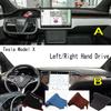 Для Tesla Tsla Model X внедорожник Dashmat коврик на приборную панель накладка на приборную панель солнцезащитный коврик украшения