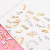 26pcs English Alphabet Charm Pendant DIY Accessories Jewelry Making