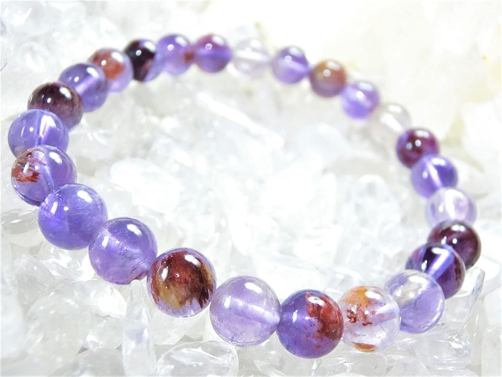Kanoishi Stone of Love Heals Amethyst Garden Bracelet for Natural Power Stone Quartz Size 16cm [Guardian You] (Rare Stone) Women, Stone, (Purifying