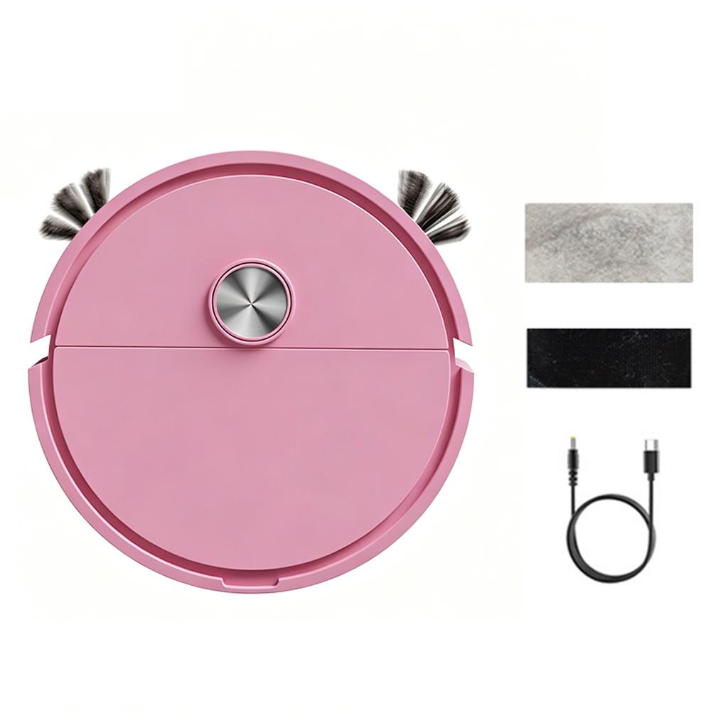 3 In 1 Intelligent Cleaning Robot Lightweight Mini Robots Vacuum Cleaner Compact Car Robot Vacuum for Pet Hair&Hard Floor&Carpet