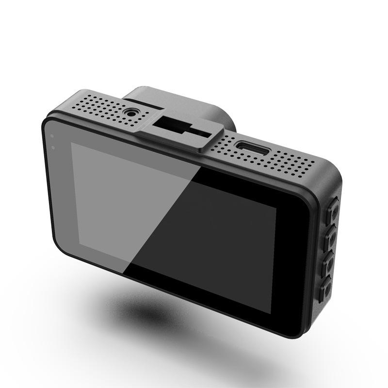 Dual Lens Dash Cam with Night Vision, 3" HD 1080P, WiFi, and Front & Rear Recording