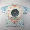 Футболка Coldplay Music of the Spheres Tour с принтом тай-дай, взрослая, размер L, футболка группы