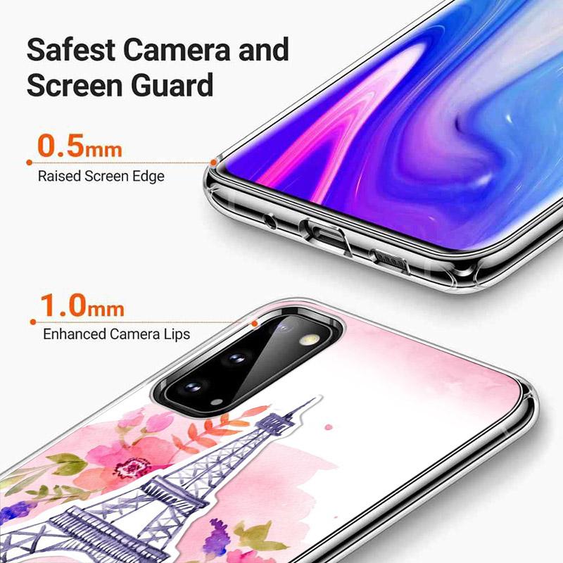 Мягкий чехол для телефона с изображением Парижской Эйфелевой башни для Samsung Galaxy A01 A11 A12 A22 A21S A31 A41 A42 A51 A71 A32 A52 A72 A02S