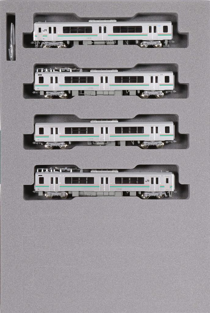 KATO N gauge 701 series 1000 Sendai color set Железнодорожная модель поезда 4-вагонная 10-1553