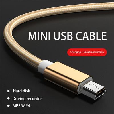 Двухголовочный цифровой фотокамерный зарядник Мини-USB-шнур Быстрый кабель для зарядки данных Мини-USB на USB-зарядное устройство Кабель для зарядки камеры