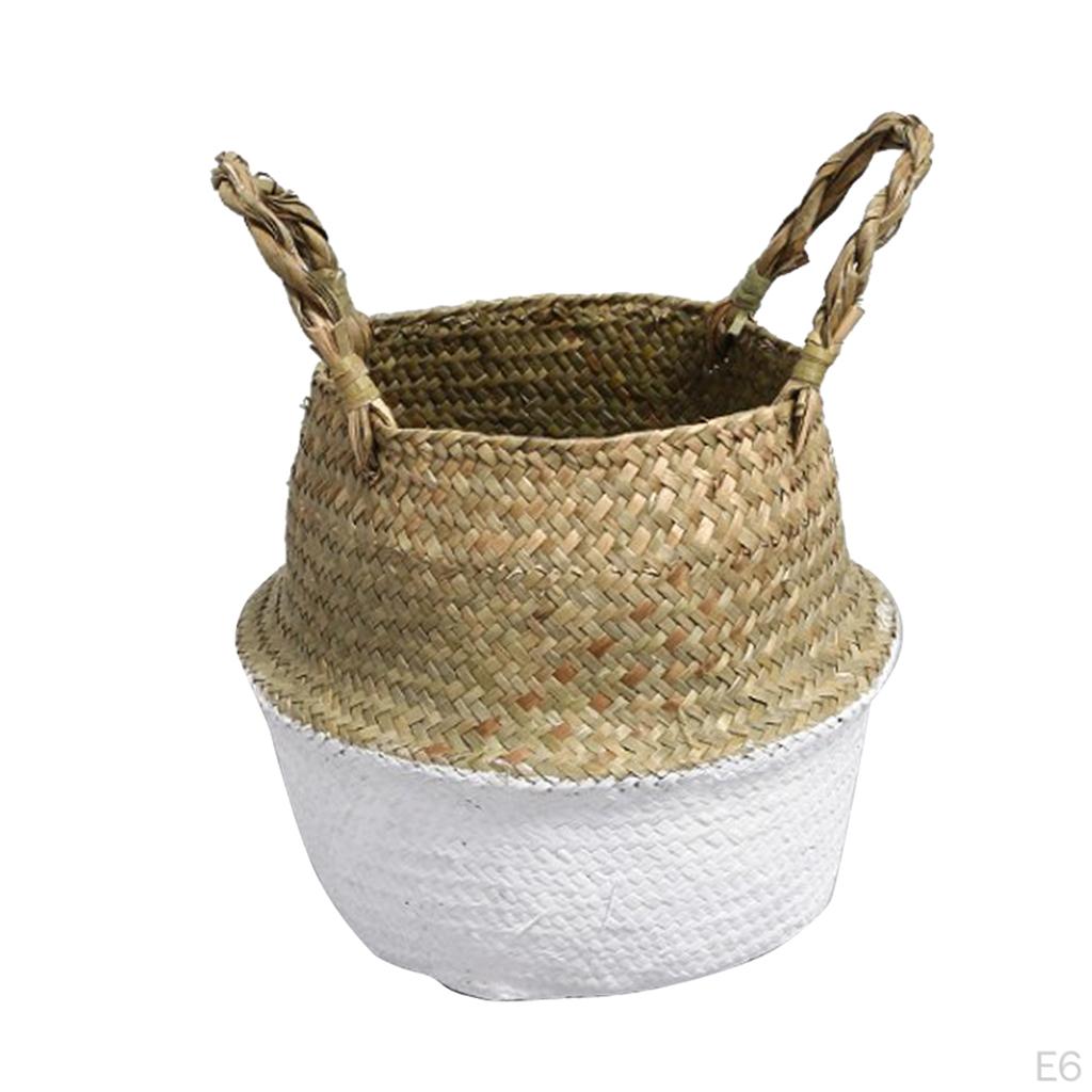 Корзина для живота Panier Хранение Горшок для растений Складная Сумка-тоут для рассады Прачечная с ручками
