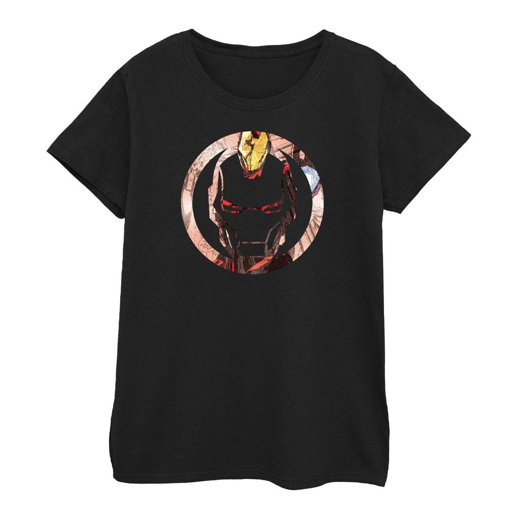 Iron Man Womens/Ladies Montage Cotton T-Shirt