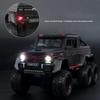 Масштаб 1/22 G63 AMG 6x6 V12, внедорожный черный пикап, модель автомобиля, игрушечный автомобиль из цинкового сплава со звуком и светом для детей, подарок для мальчиков и девочек