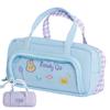 Embroidery Cartoon Pencil Case Creative Multi-layer Stationery Bag  Stationery Storage
