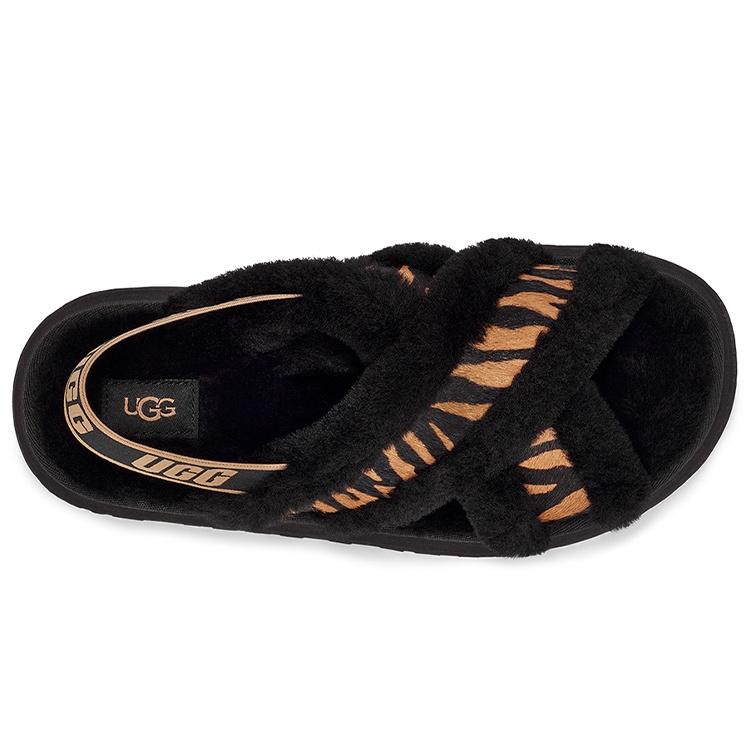 (WMNS) UGG Disco Cross Slide 'Tiger Print' Women's 1127072-LBTT