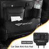 PU Leather Car Seat Back Anti Kick Pad With Storage Box For New Bentley Flying Spur Continental GT Bentayga Mulsanne Accessories HS2