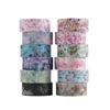 24pcs Blooming Flower Washi Tape Set 15mm Floral Adhesive Masking Tapes Decoration Stickers Home DIY Art Album Supplies